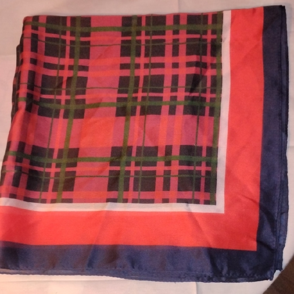 Plaid Multicolor Scarf